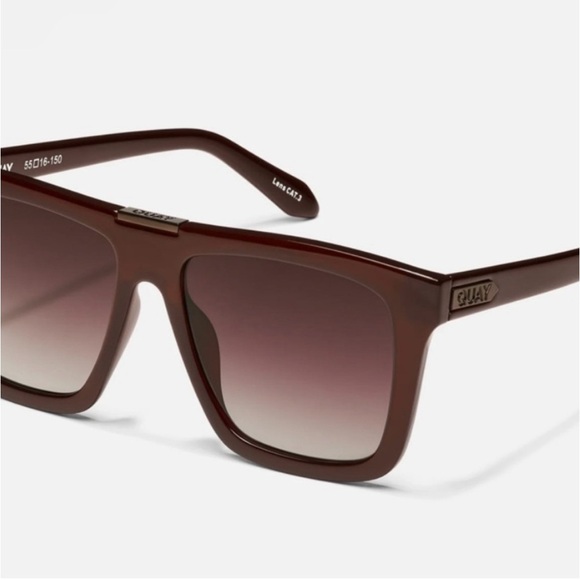 Quay Name Drop Chocolate/Dark Chocolate Sunglasses | NEW/NWT!! ?☀️?️